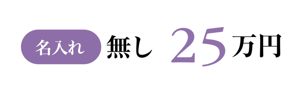 合葬墓 銘板なしの配置図